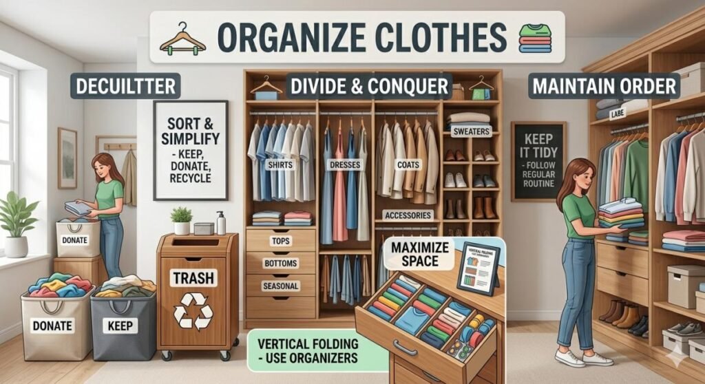 How to Organize Clothes