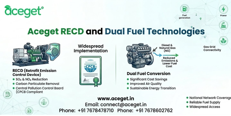 Aceget RECD and Dual Fuel Technologies in India